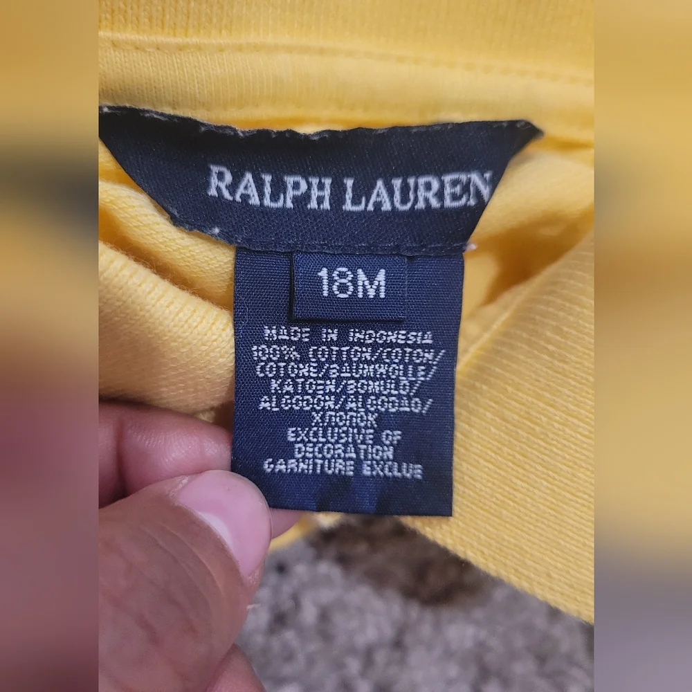 Ralph Lauren Polo Dress Size 18 Months